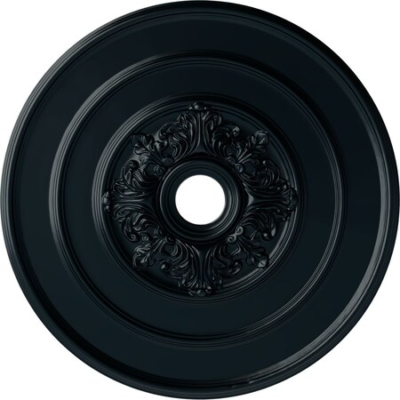 Ekena Millwork Traditional with Acanthus Leaves Ceiling Medallion, 26"OD x 3 1/8"ID x 1 1/2"P, Night Shade CM26TANSF
